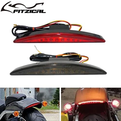 Motorcycle Rear Fender Tip Brake LED Tail Light Running Light For Harley Softail Breakout EFI FXSB CVO Custom 2013-2016 2017