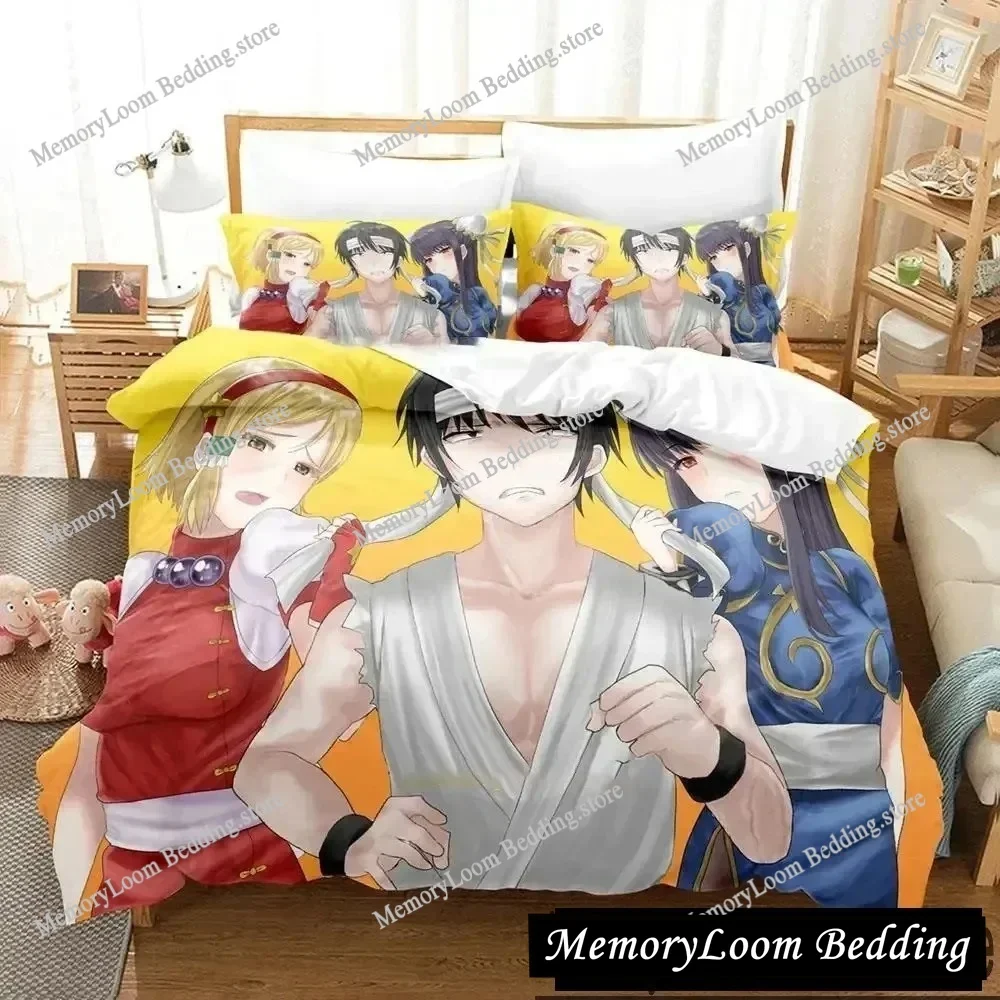 Fashion Vibrant 3D Print Anime Hi Score Girl Bedding Set Single-Twin-Full-Queen-King Size Adult Kid Bedroom Stylish Duvet Cover