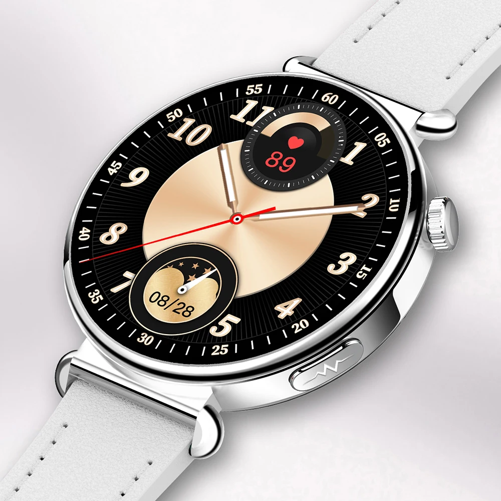 2026 New Ladies Fashion Bluetooth Call Smart Watch ECG Micro-Physical Exam Heart Rate Blood Pressure Monitor Smartwatch Women