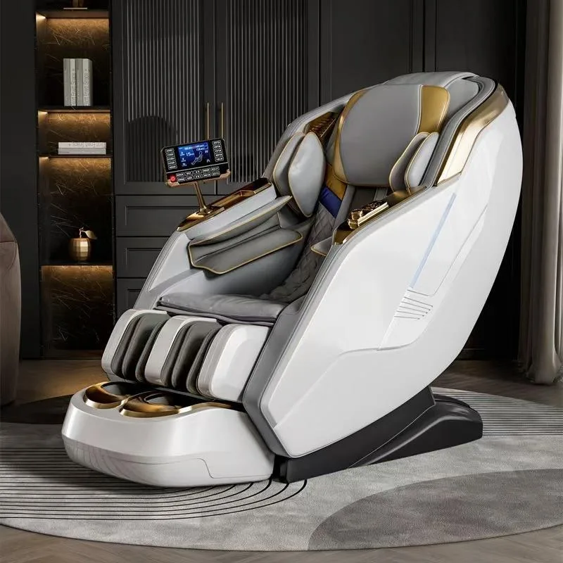 

Роскошное электрическое массажное кресло-реклайнер с функцией нулевой гравитации, шиацу, качания и музыкой для всего тела, для домашнего использования