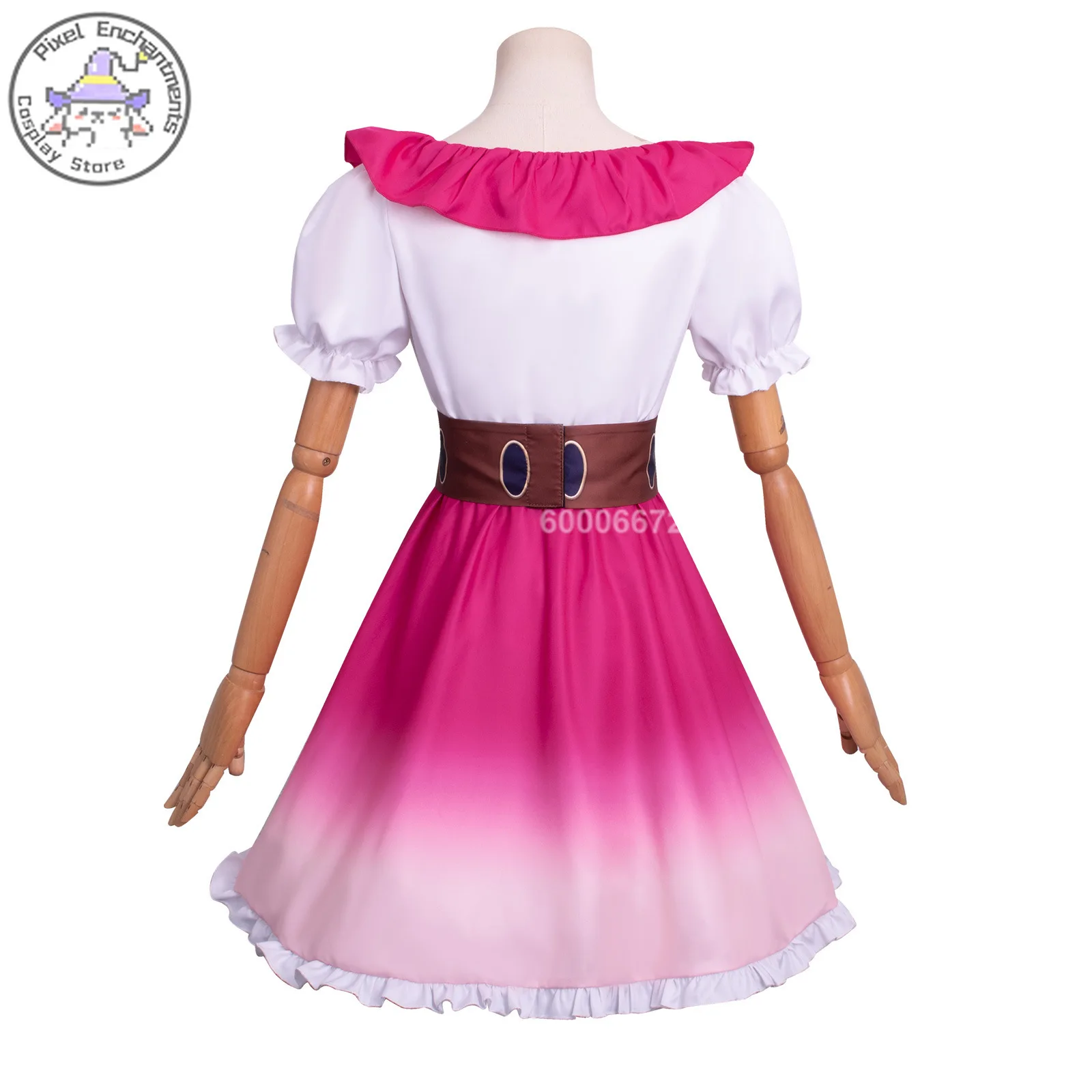 Oshi No Ko Anime Ai Hoshino Cosplay Costume Wig Lolita Dress Stage Skirt Cute Rose Halloween Carnival Party Suit for Girls