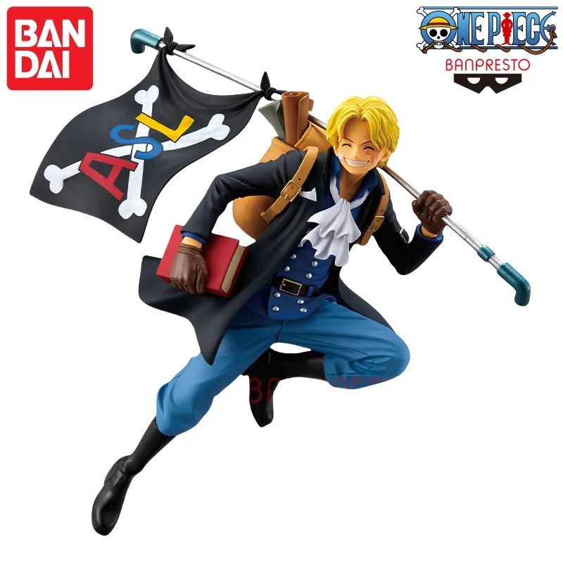 In Stock Bandai Banpresto Original One Piece Luffy Portgas D Ace Sabo Model Doll Brand New Boxed Action Figure Anime Characters
