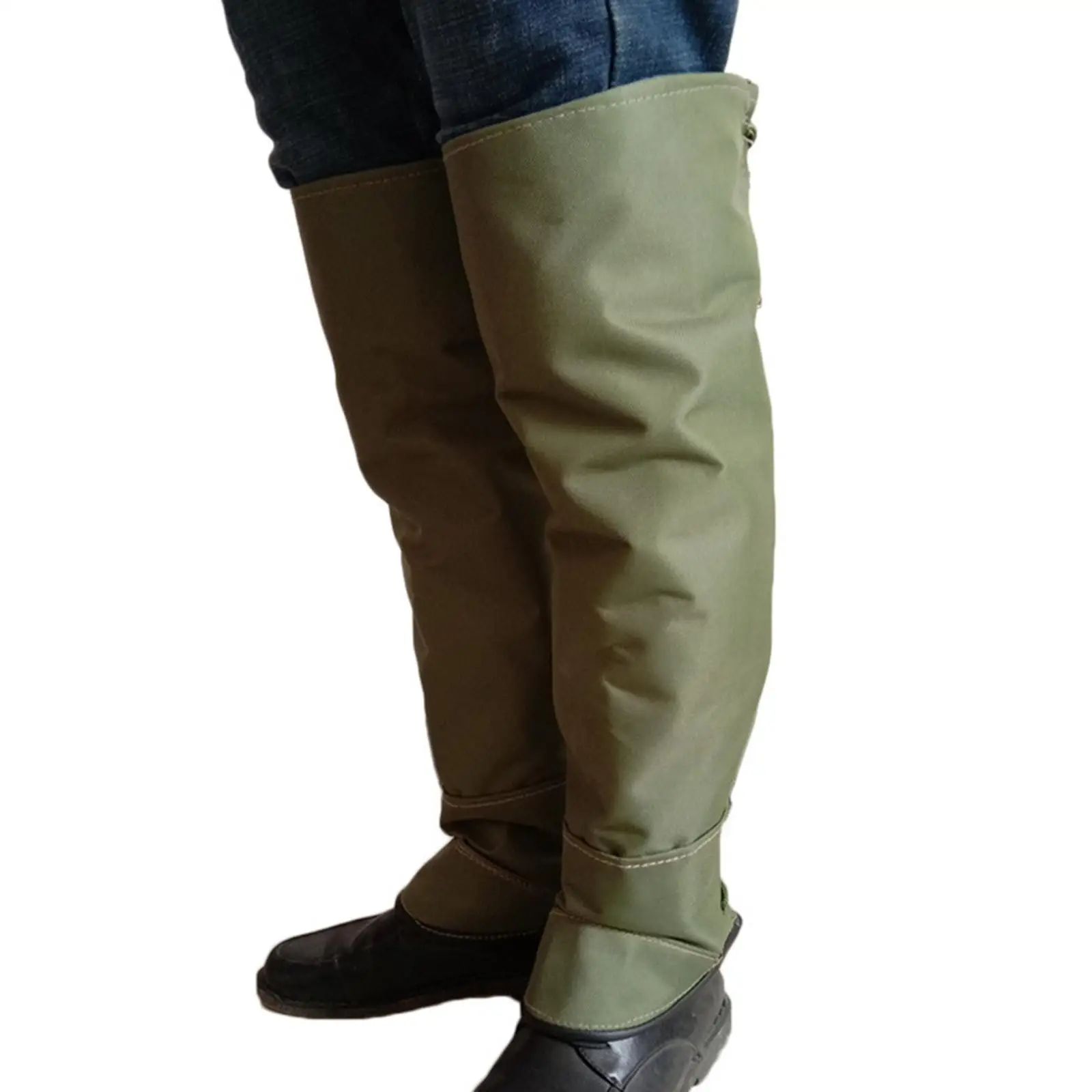 2x ghetta di protezione per le gambe Legging impermeabile Anti morso durevole protezione per animali domestici serpente per lo sci campeggio