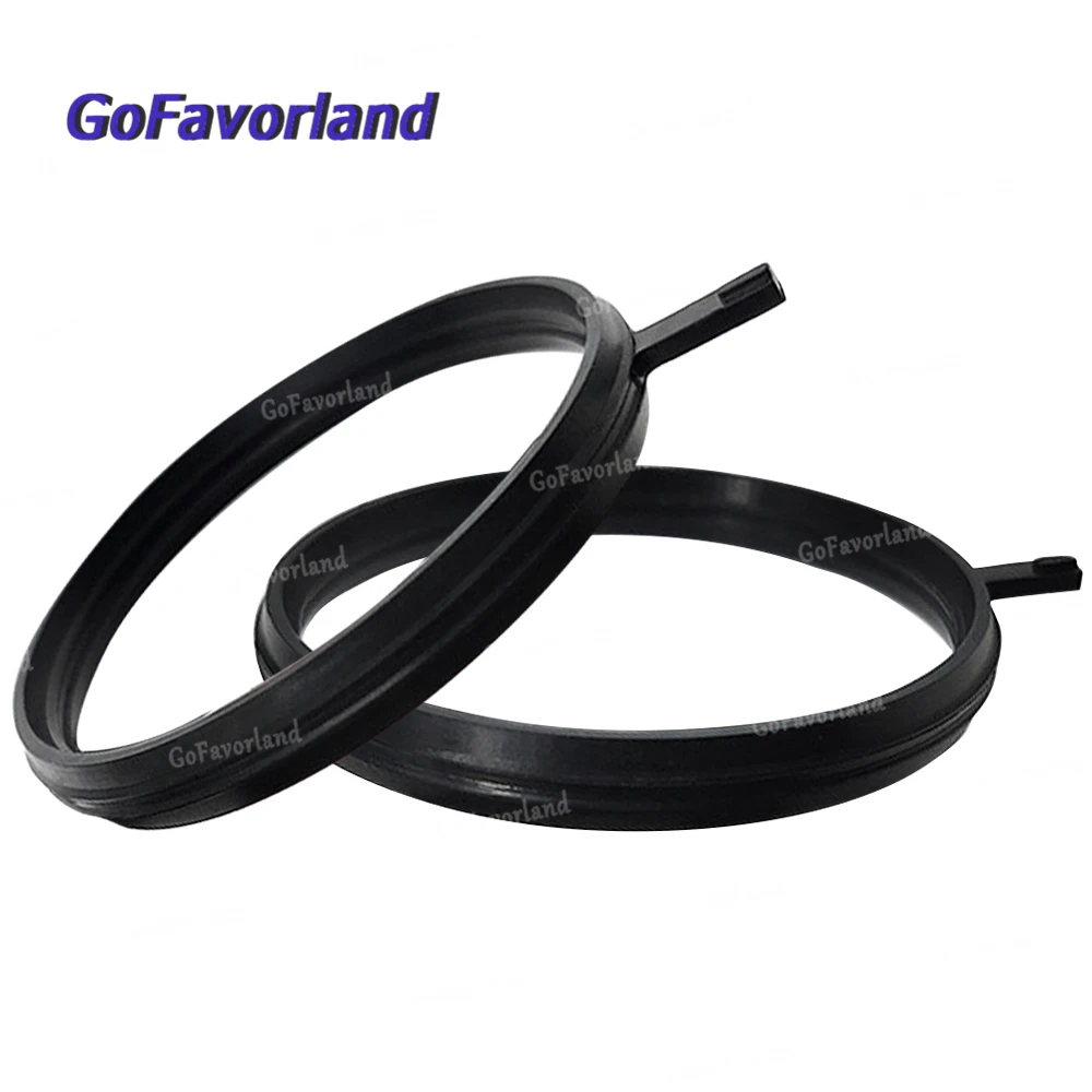 

2Pcs Inter-Cooler Gasket Black Rubber 19716-5AA-A01 197165AAA01 For Honda Civic CRV 2016 2017 218 2019 2020 2021