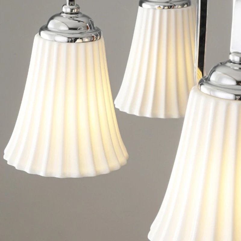 Wood Chandelier Full  Tricolor Ceiling Lamp French Style  Hall Bedroom Lamps Home Decor