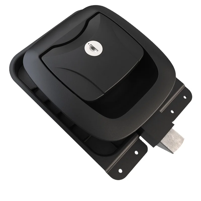 

Keyless Password Zinc Alloy RV Door Lock for Camper with Polished Chrome Finish and Black Color