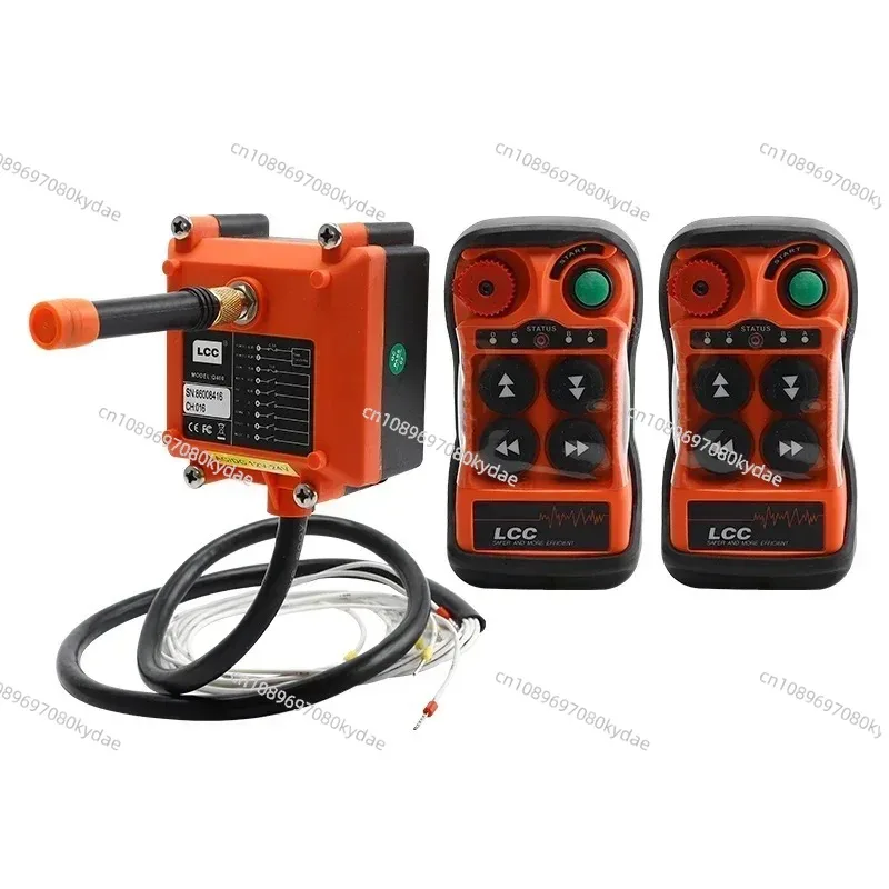 Controle Remoto Industrial para Guindaste Elétrico, Transmissor de Controle Remoto, Receptor, Interruptor de Manopla Q400 LCC DC12V