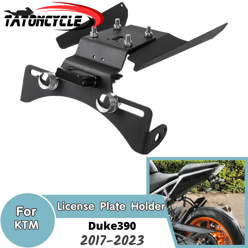 

For Duke390 License Plate Holder for KTM Duke390 2017-2023 2018 2019 Motorcycle Tail Tidy Fender Eliminator Bracket Accessories