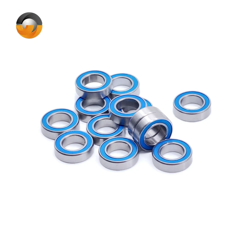 5 sztuk MR148 RS 8x14x4 mm ABEC-7 Miniaturowe łożysko kulkowe MR148-2RS Łożyska kulkowe Niebieskie uszczelnione — zdjęcie 5