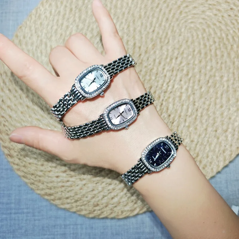 

SUNMATE Brand Luxurious, Fashionable, Waterproof Stainless Steel Quartz Women's Watch with Luminous Hands,includes A Watch Box