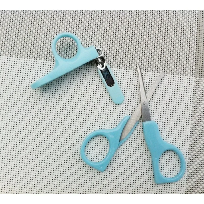 

Practical Clipper Trimmer Baby Nail Care Set New Lovely Baby Scissors Shear Blue Pink Convenient Baby Nail Cutter