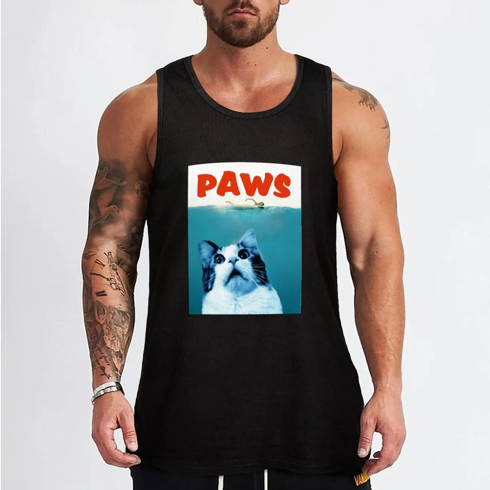 PAWS Tank Top sleeveless vests men clothings