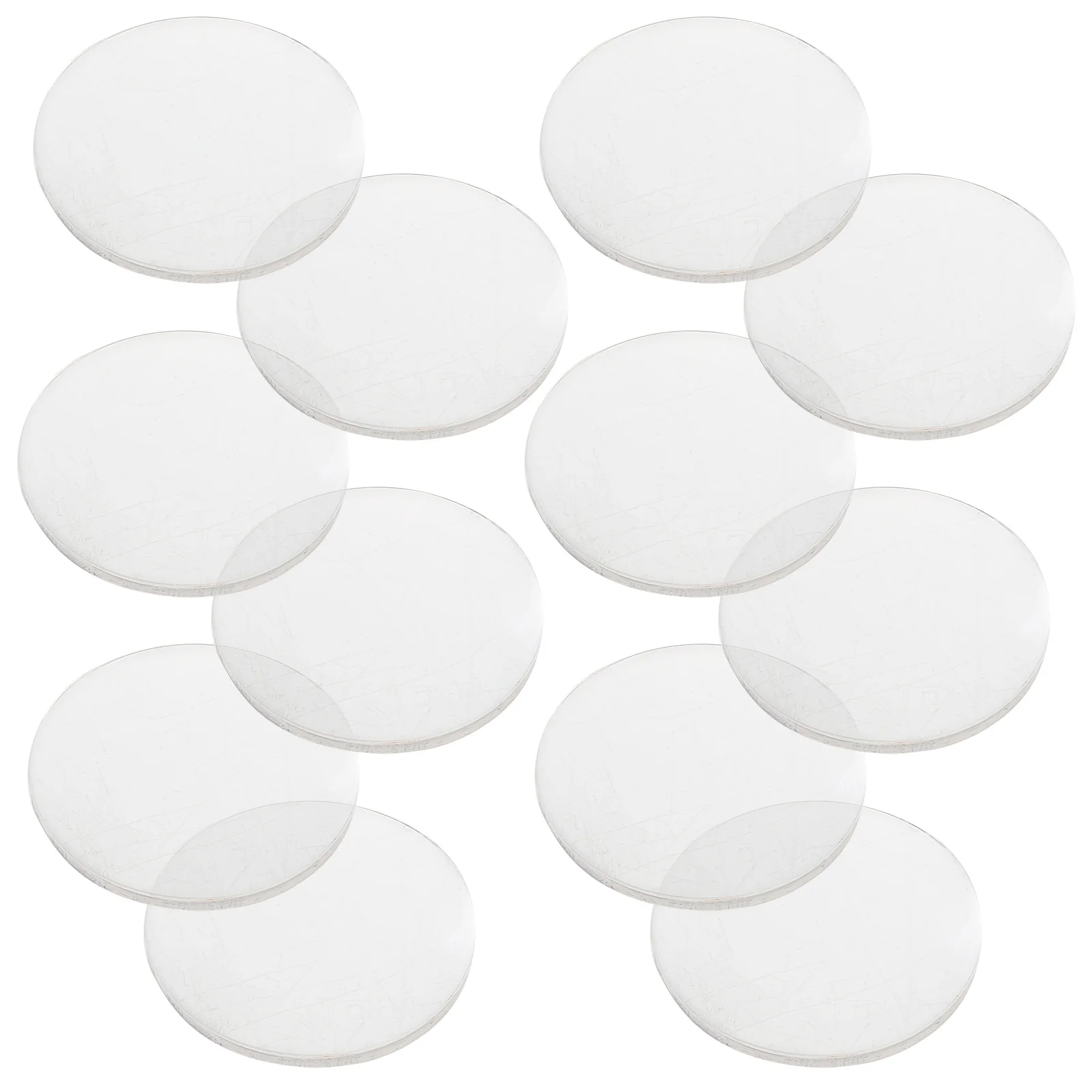 مجموعة عدسات Biconvex شفافة مكونة من 12 قطعة لتعليم المدرسة تحفز القدرة الإدراكية في عدسة محدبة للفيزياء