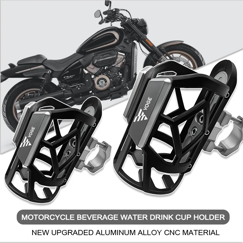 

For VOGE CU525 DS525X RR525 SR 250RR XCR AC500 DS Universal CNC Functional Kettle Rack Coffee Drink Bottle Water Cup Holder