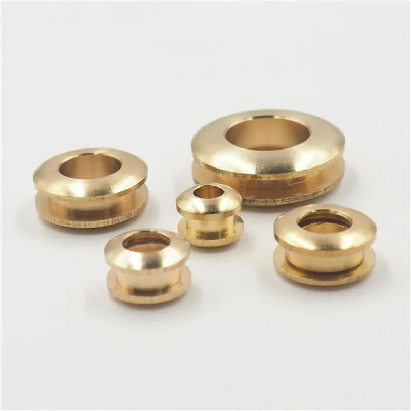 Solid Brass screw back Eyelets with washer grommets Leather Craft accessory for bag garment shoe clothes jeans decoration