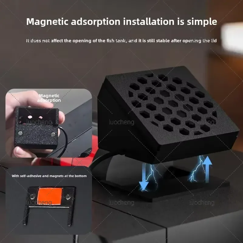 For Xiaomi Mijia Fish Tank Cooling Fan 1Pc Aquarium Water Cooler Device Efficient Heat Dissipation Silent Operation Easy
