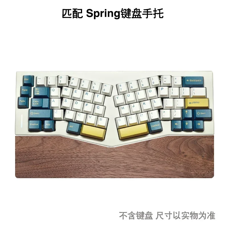 Leobog أليس A75 لوحة المفاتيح 80 الجوز الخشب حامل النخيل ABM 066 أليس وسادة المعصم دعم محول لوحة المفاتيح الألعاب مكتب الملحقات