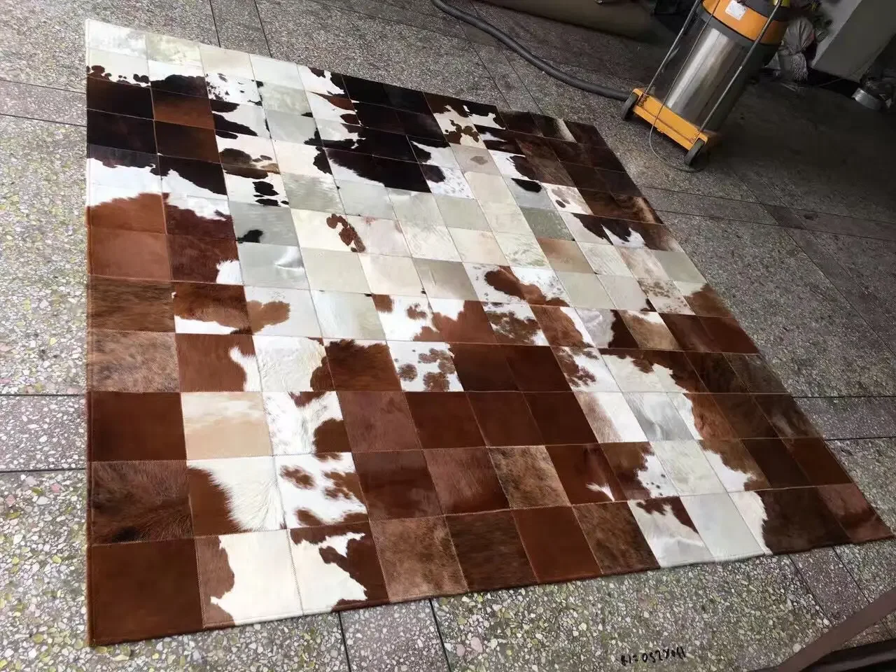 

Natural Brown Cow Rug Real Cowhide Carpet CR-66