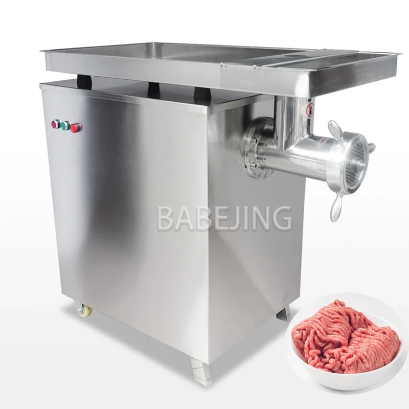 مفرمة لحم متينة، قطاعة لحم بقري طازجة كبيرة من الفولاذ المقاوم للصدأ