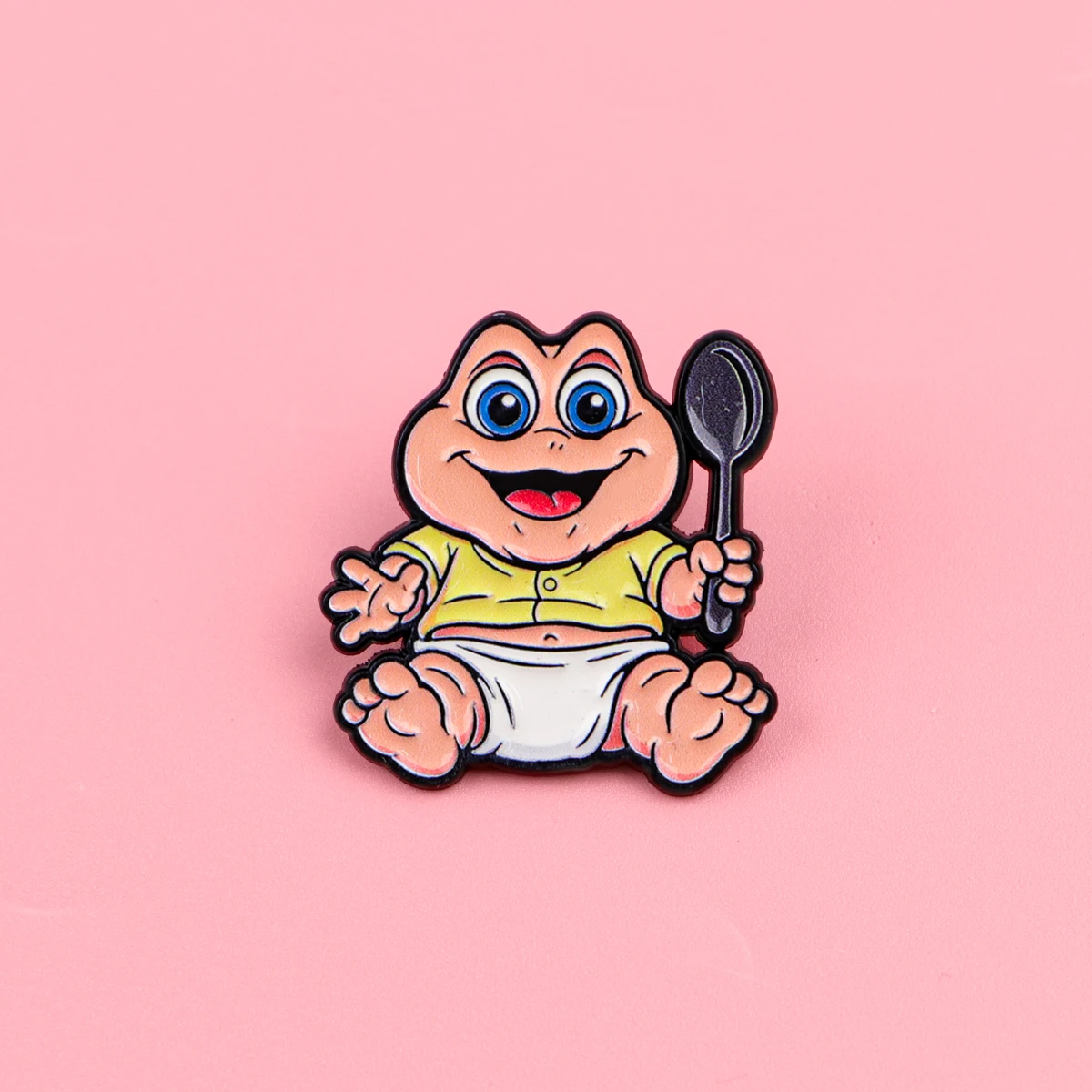 9 Stück niedliche Baby-Emaille-Pins, Cartoon-Broschen für Mäntel, Film-Broschen, Kragen- und Reversnadeln, Metallabzeichen, Schmuckgeschenk für Freunde – Detail 4
