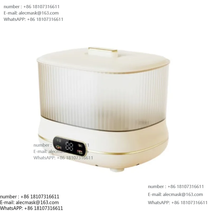 

Portable New Fruit & Vegetable Washing Machine Home Kitchen Cleaning Machine Smart Food Purifier 7 Colors Ambient Light