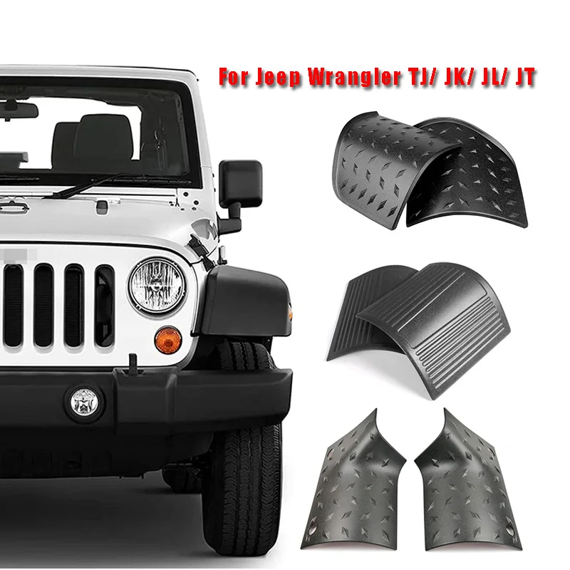 

Black ABS Car Cowl Body Armor Outer Engine Hood Cowling Cover for Jeep Wrangler TJ/JK/JL Armor Outer Exterior Accessories Part