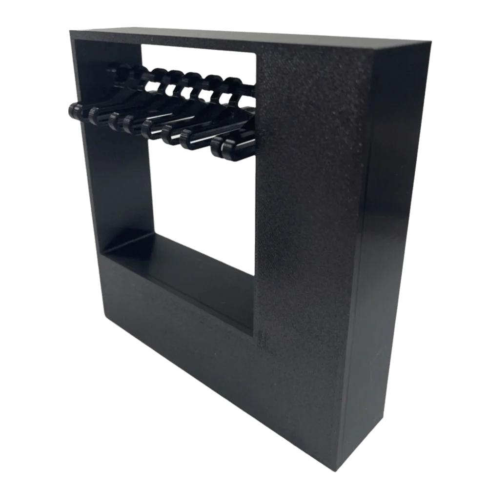 

Высококачественный вместительный шкаф для одежды с 10 вешалками, стильный портативный прочный демонстрационный бокс для хранения одежды