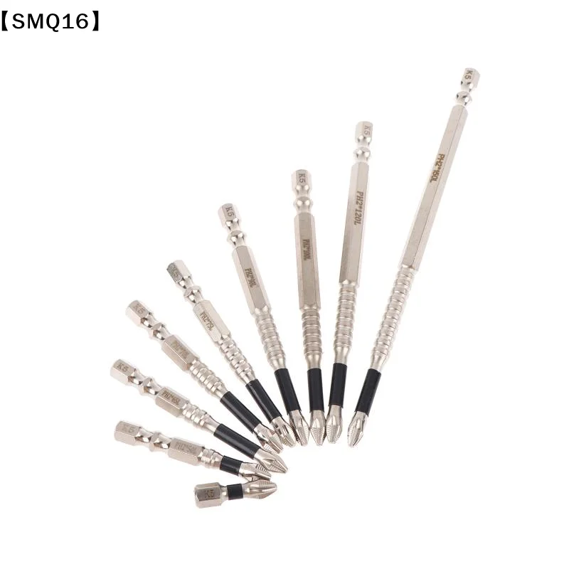 3/4/5/6/9PCS Upgraded Non-slip PH2 Impact Driver Bit Set With Magnetic Screwdriver Tool 25-150mm Non-slip WaterProof Bits【SMQ】