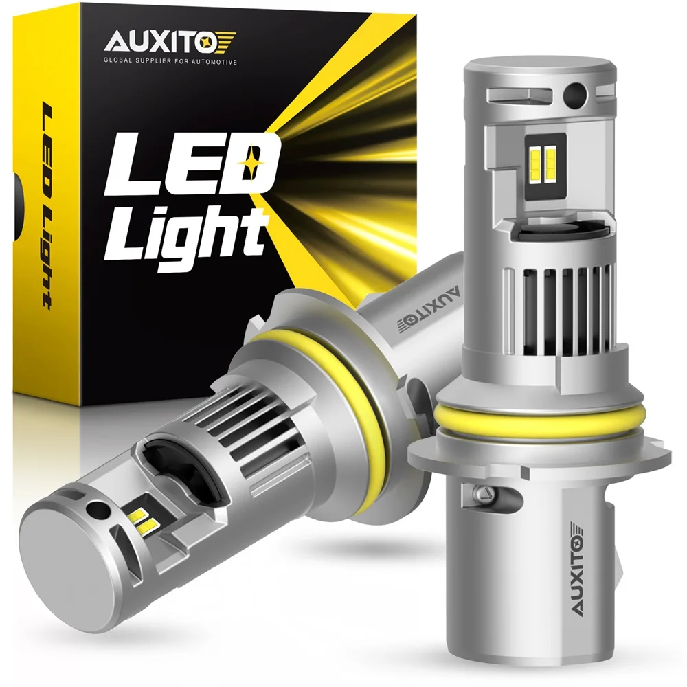 

AUXITO 2Pcs Turbo Canbus HB1 9004 LED Headlight Bulbs Hi/Lo Error Free Ultra Bright for Altas Y Bajas Toyota Auirs Tercel Navi