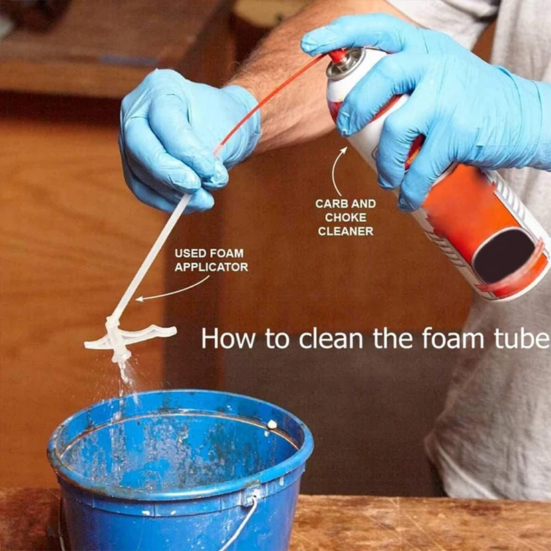 T61C_30pc Foam Spray Tube Nozzle Tip Fill Foam Sprayer Replacement Tube