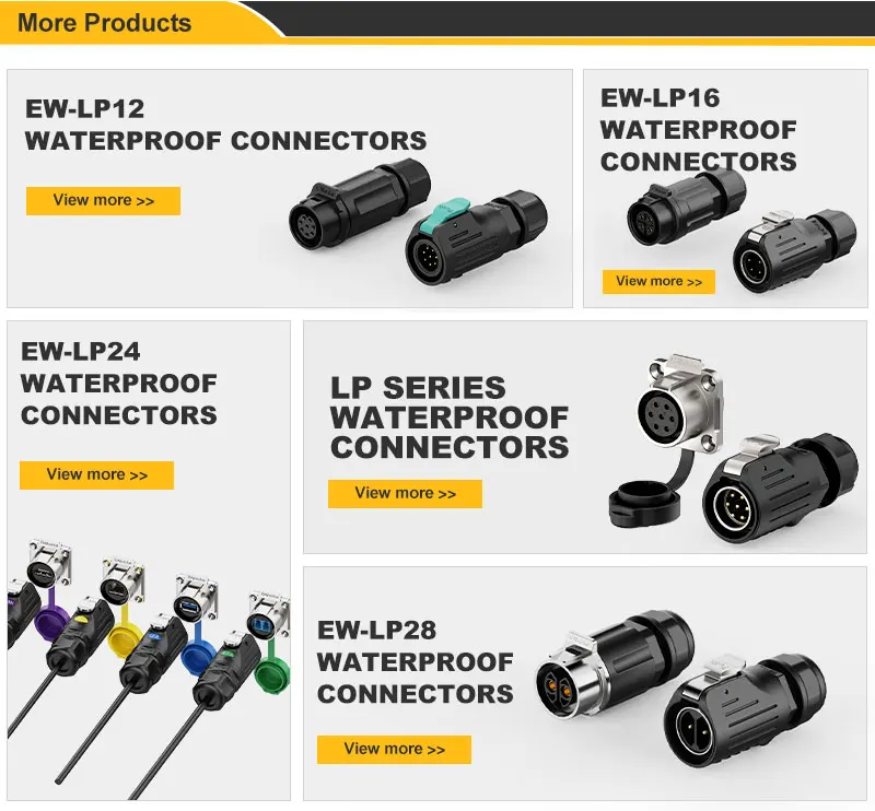 LP20 Stecker und Buchse, IP68, wasserdichter Steckverbinder, Schraubverdrahtung, lötfreier industrieller Luftfahrt-Elektroanschluss, M20, 2–7 Pin – Detail 6