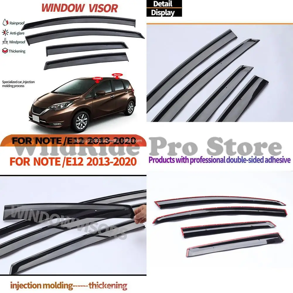 

1 комплект для NISSAN Note E12, оконный козырек, дождевик, солнцезащитный дефлектор