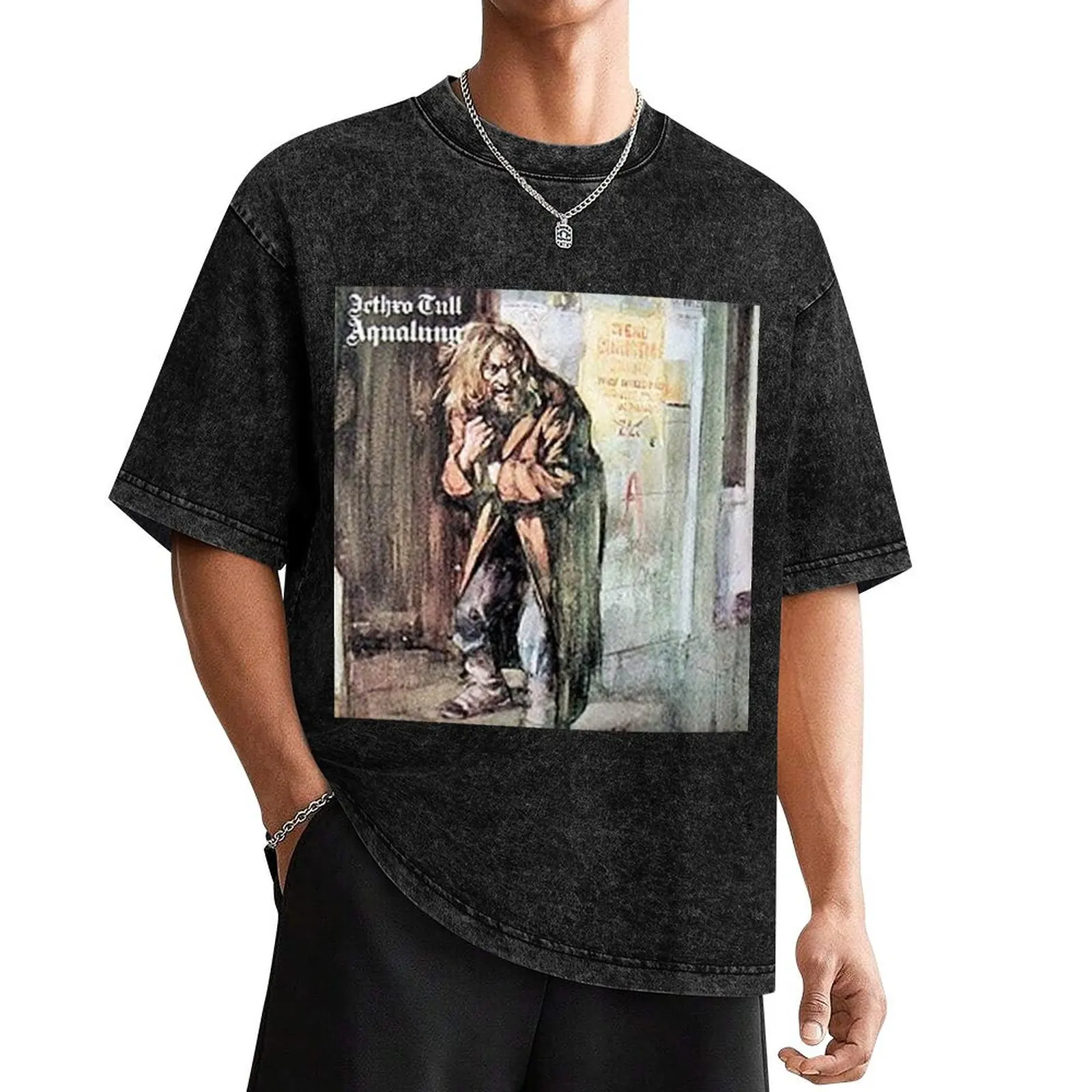 

Jethro Tull Aqualung Paint Art T-Shirt croswit shirt man essential t shirt plus size tops mens t shirts