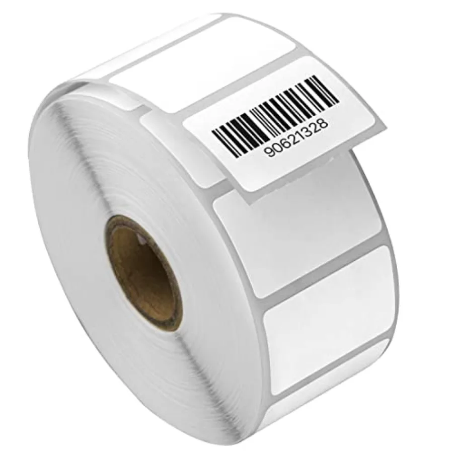 

1.5" x 1" Direct Thermal Label - Compatible with Rollo Label Printer and Zebra Desktop Printers 1" Core Adhesive Perforated All