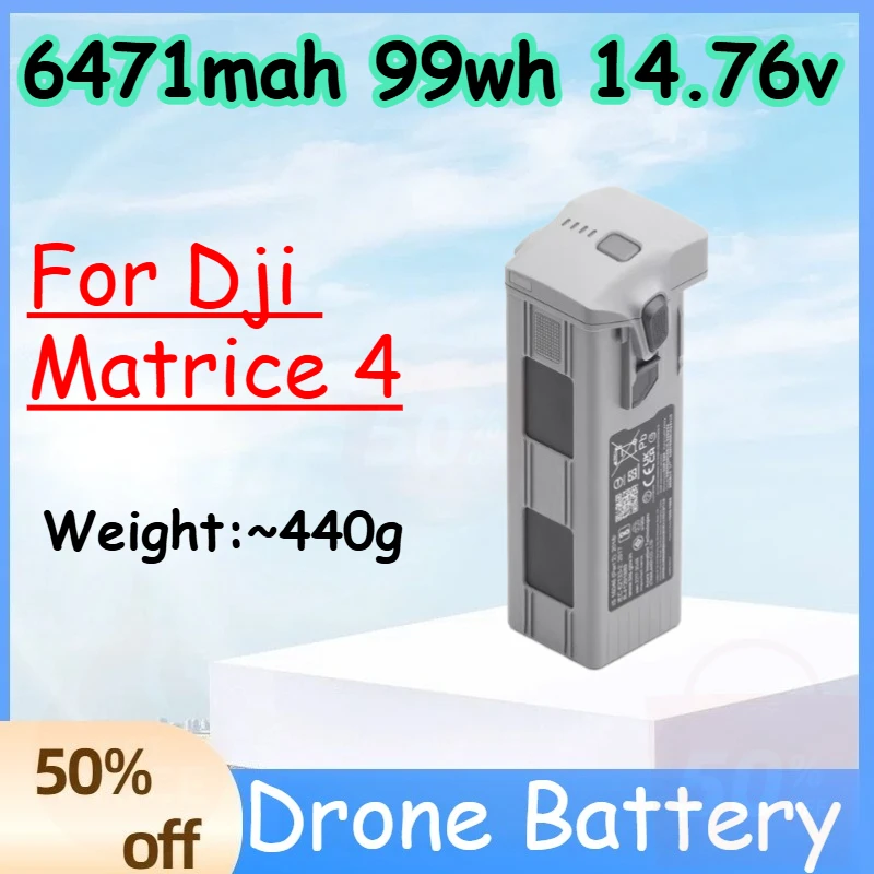 

6471mah 99wh 14.76v Drone Battery for Dji Matrice 4 Intelligent Flight Replaceable Rechargeable Battery