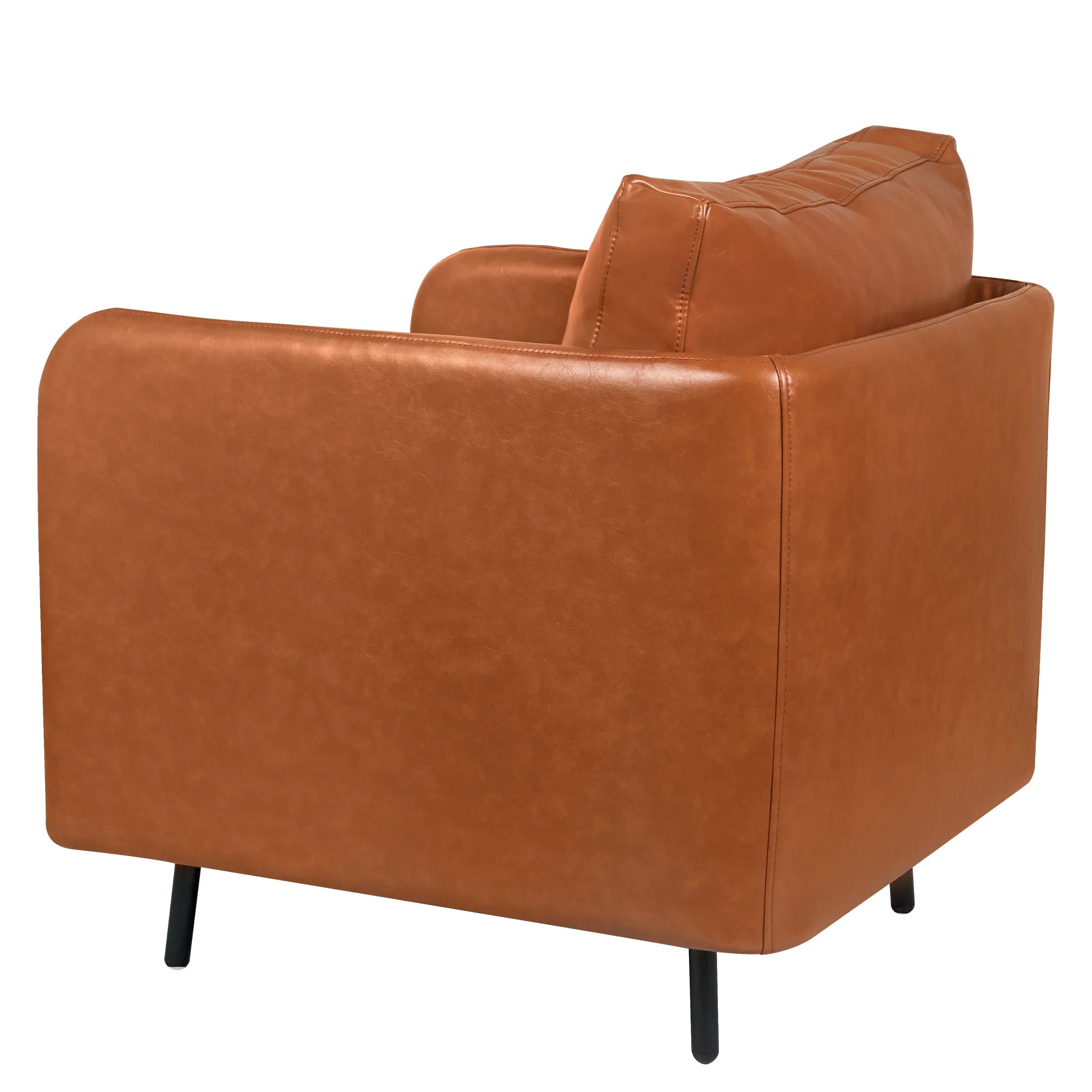 Cross-border Modern Salon Nail Single Sofa Chair PU Leather Living Room Sofa