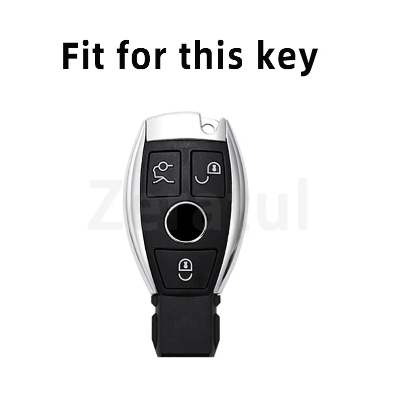 TPU Leather For Mercedes Benz A B C E Class GLS GLA GLK GLC CLS CLA AMG W204 W205 W212 W463 W176 Car Key Case Cover Full Shell