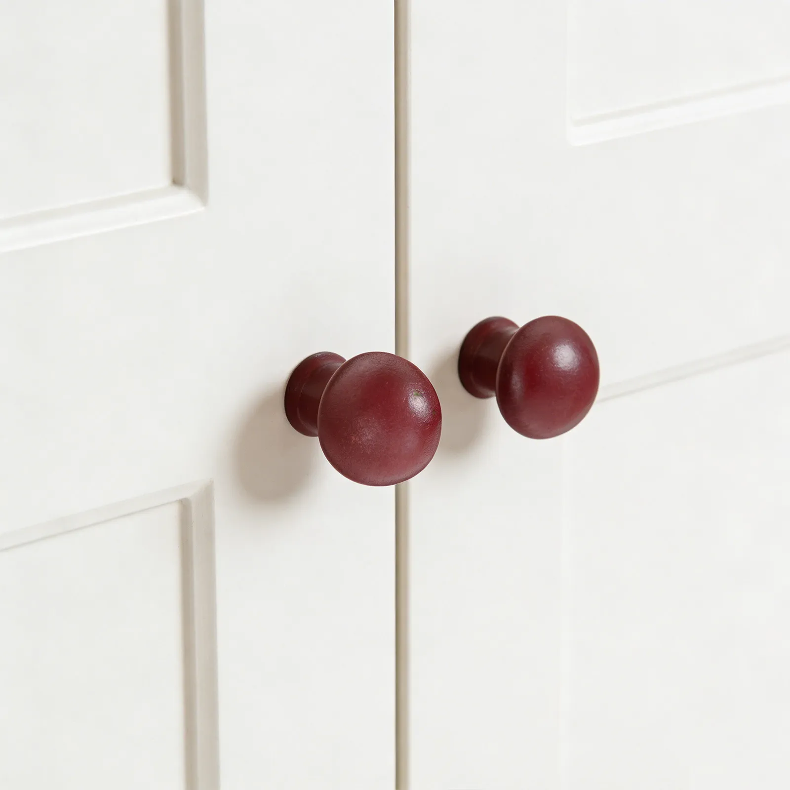 2Pcs Mushroom Shape Cabinet Knob for Steaming Cabinet - Bakelite Kitchen Pull Handle Secure Grip Hygienic Surface