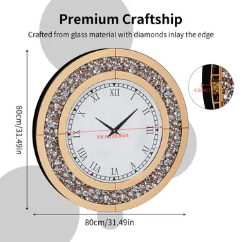 8 最佳銷售 酷炫的掛鐘 - №8