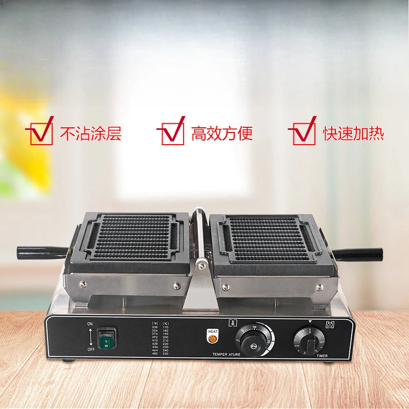 Flip Thread Krokante Wafelmachine, Fry Machine Wafeloven, Scone Machine Thread Snack Apparatuur