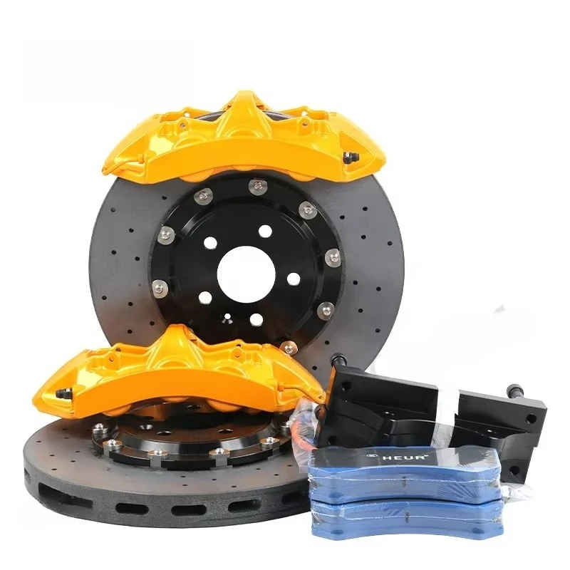 6 Pistons Brake Calipers GT6 Carbon Ceramic Disc Brake Kit 355/380/405mm For Tesla Model Bmw F30 F80 E46 M3 E36 E92 G30 G80