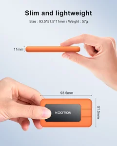 KOOTION X1Max Hard Drive SSD Eksternal 2TB HD Eksternal USB 3.2 GEN 2 SSD Portabel 512GB PSSD Mini 1TB untuk Desktop Laptop PS4 PS5 10 penjualan terbaik ssd eksternal 512gb - №
