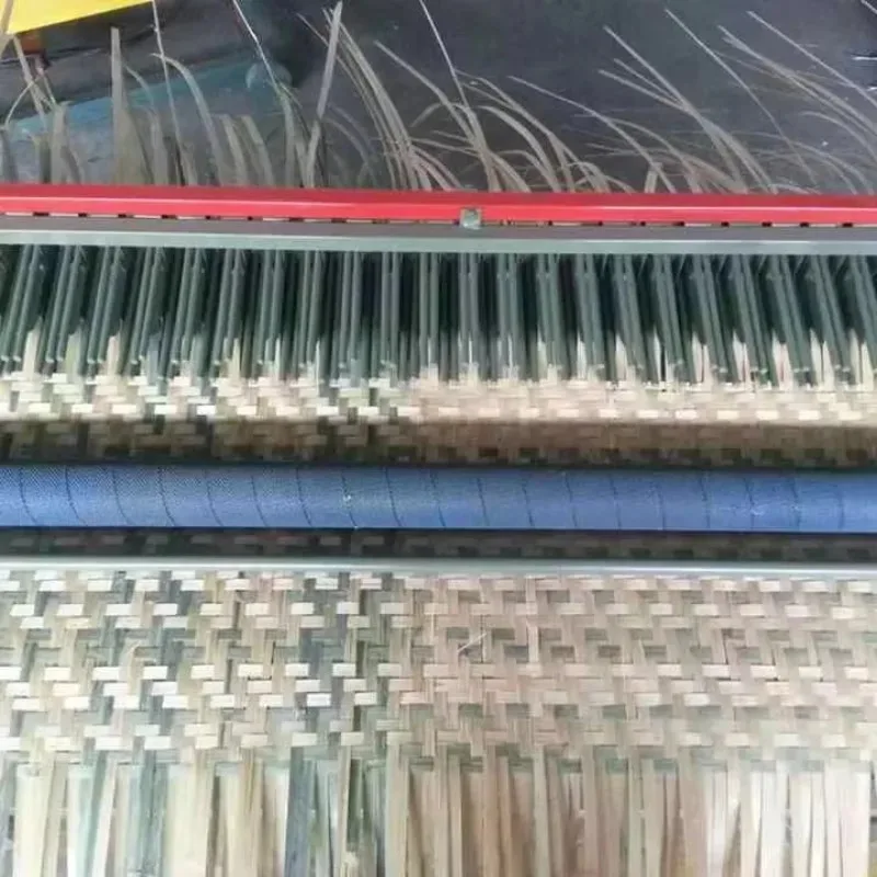 Factory Supply Bamboo Mat Knitting Split Bamboo Mat Weaving Machine Bamboo Weaving Machine Rattan Mat Weaving Machine