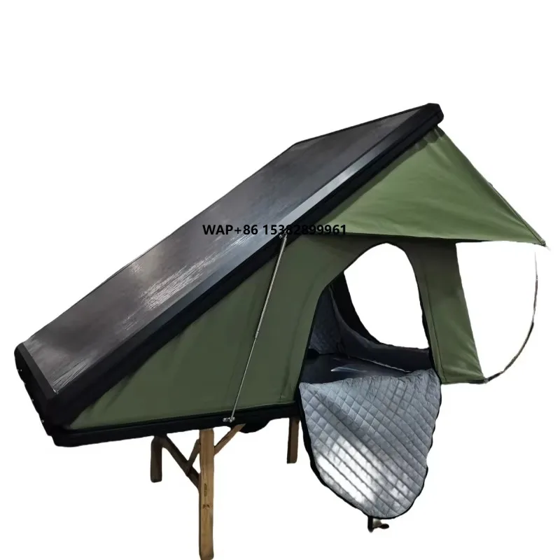 

Manufacturer Supplied Outdoor Car Rooftop Tent Hard Shell 2-3 Person Aluminium Camping for Auto Roof Top High Visibility Product