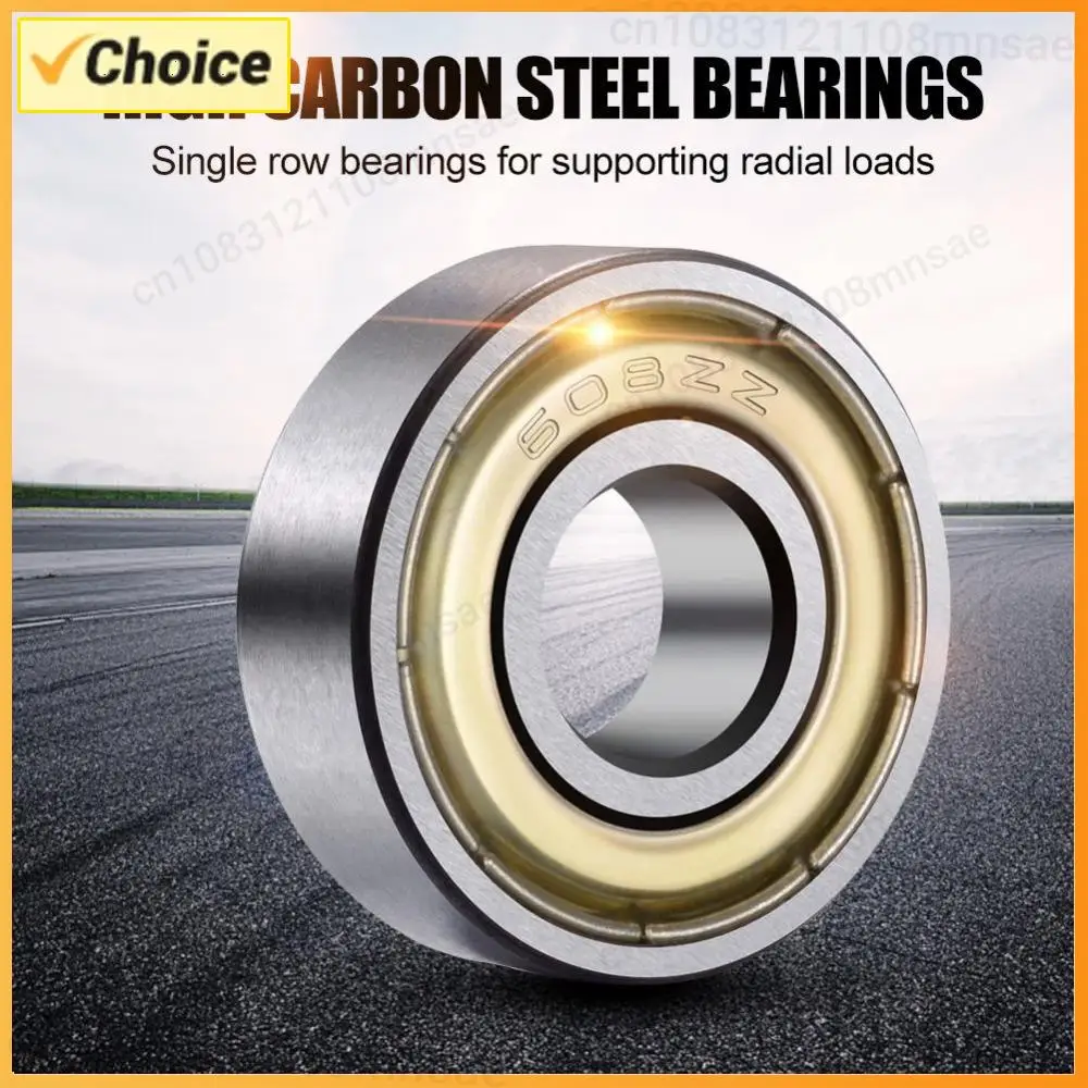 

10 шт. подшипников 608ZZ для скейтбордов, однорядные миниатюрные подшипники 8x22x7 мм для скейтбордов, роликовых коньков, самокатов