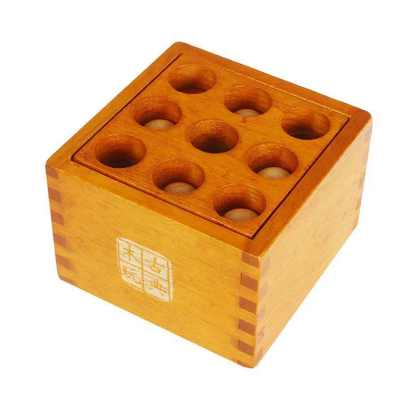 Difficult Wooden Brain Teaser Puzzles for Kids Children & Adults Thirty-six Stratagems LuBan IQ Test Toys Mind Challenge Games