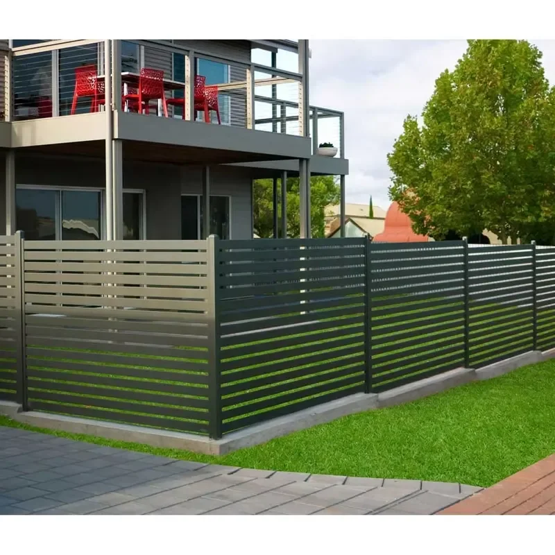 Grass Fencing Garden Aluminum Balcony Privacy Lawn Fence Enclosure Heat Treated Powder Coated Rot Proof