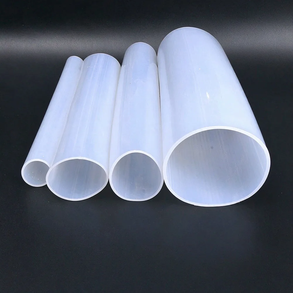 1/2 Meter Thickness 2mm White Silicone Soft Pipe ID 27-240mm Industrial Grade Thickened Large-diameter Fitting Hose Tube
