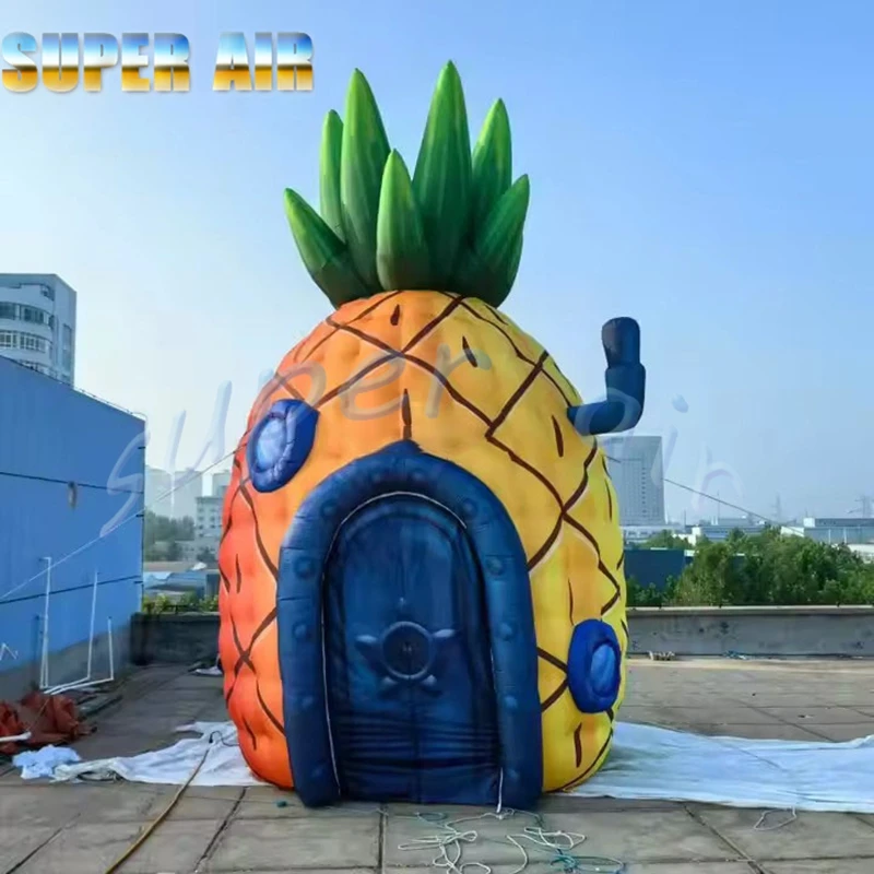 Grande maison d'ananas gonflable Portable, prix promotionnel, tente d'ananas en inflatanle à vendre