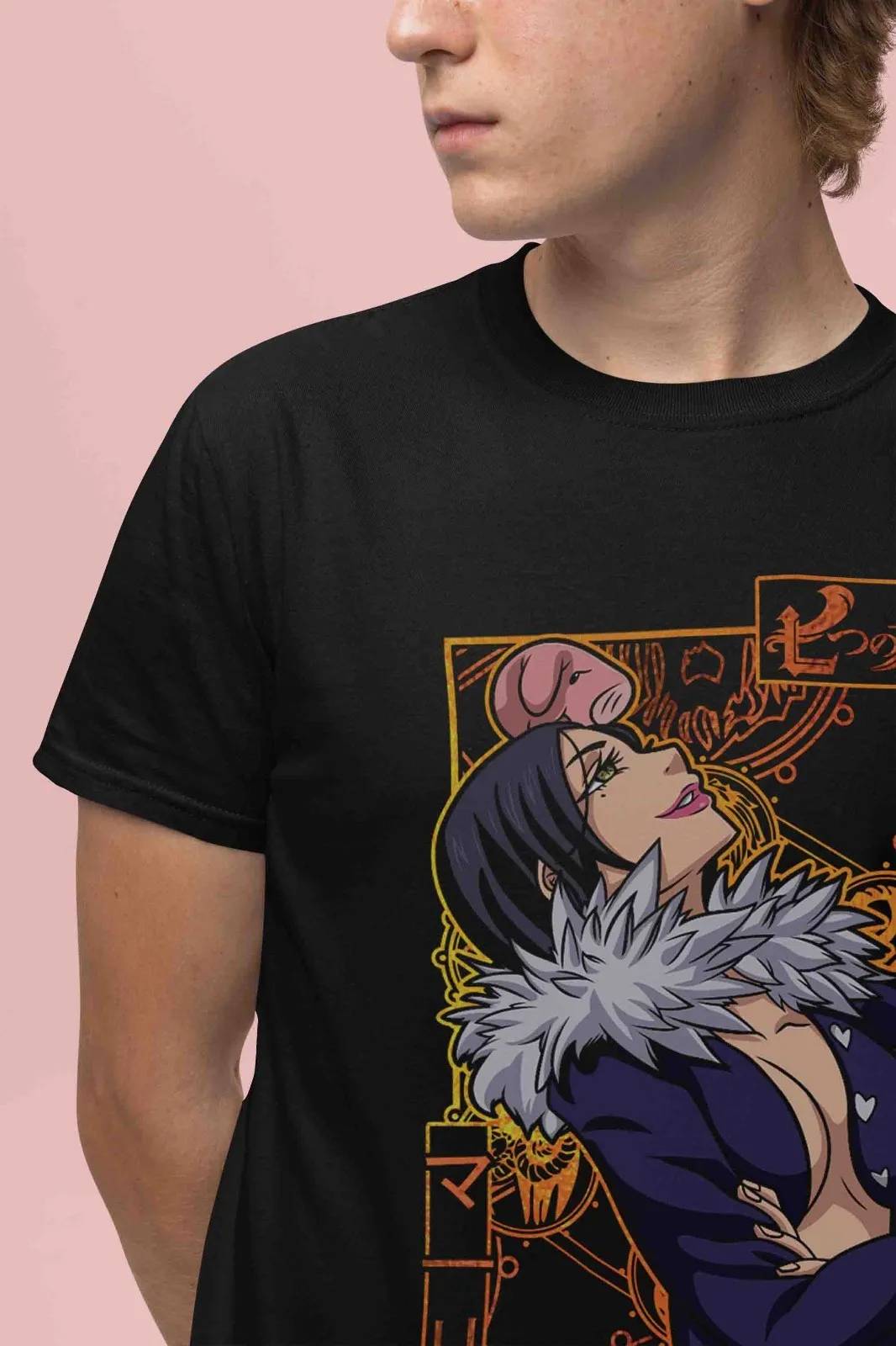 Seven Deadly Sins Shirt Merlin Tshirt Meliodas T-Shirt Ban Top Anime Unisex Tee